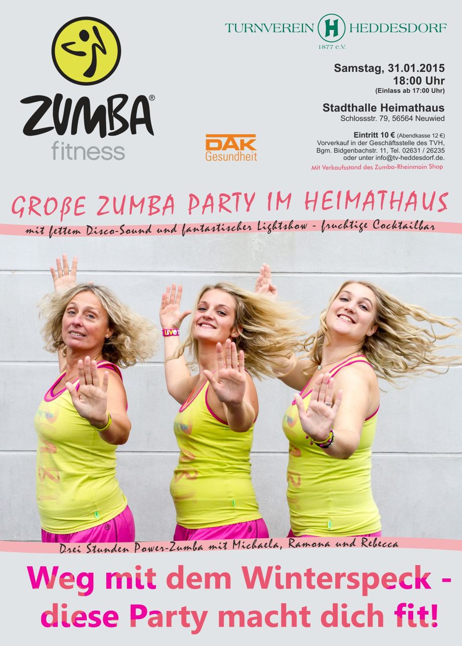 Zumba Plakat 2015